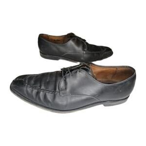 ALLEN EDMONDS GREY PARKWAY LEATHER SPLIT TOE LACE UP DERBY SHOES MENS 13 D